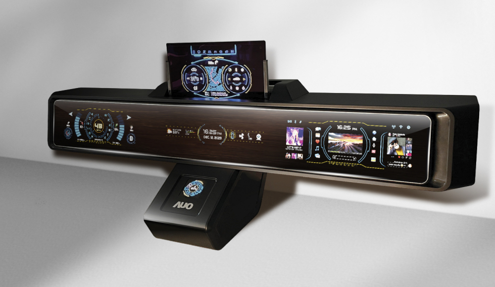 开云电竞Micro LED沉浸式车舱显示方案结合 可卷式、可伸缩的Micro LED应用并可呈现不同的质感纹路，展现人性化设计