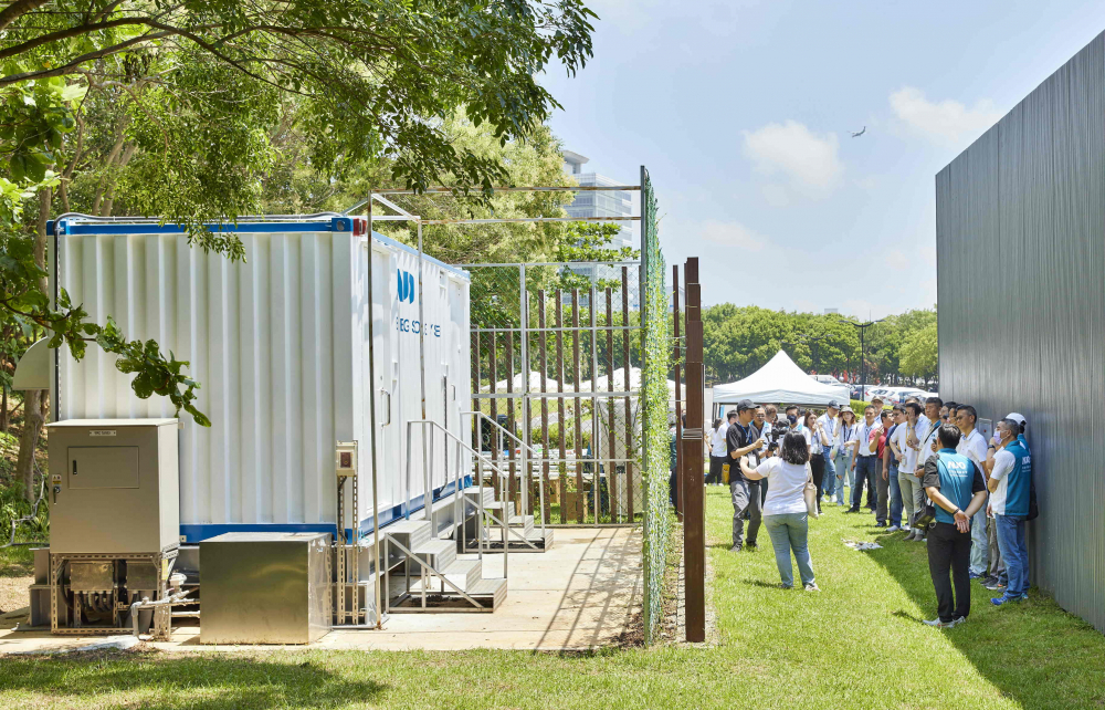 友達西大墩窯文化館建置屋頂全綠電及儲能櫃，為兼具創能儲能的永續綠能場域