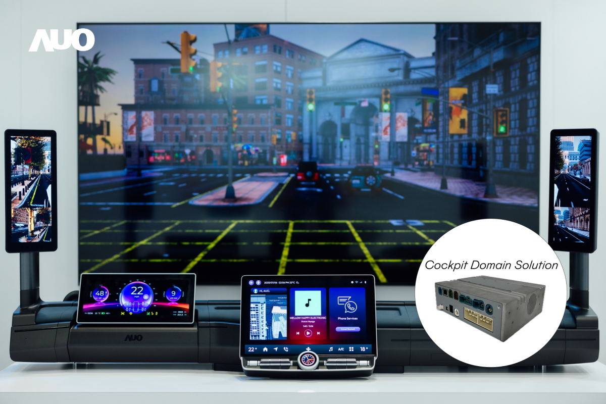 友達「智慧座艙域控解決方案」可做為車內運算的核心平台，驅動創新人機介面與豐富的座艙應用，獲得台灣精品標誌肯定